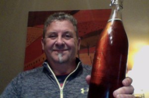 Selfie, trying not to grimace with sore ribs.