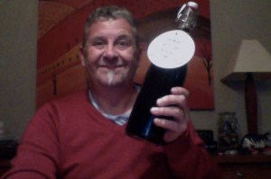 Looking particularly gormless and weird