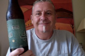 Wistfully looking at a beer