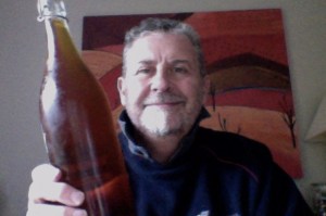 Bearded man with a beer