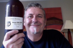 Odd man holds odd named beer