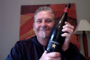 Posh blok drinks a posh looking beer 