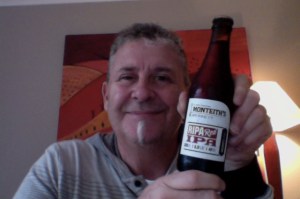 Man has a free beer!