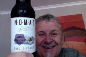 Smiling man summer beer 